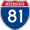 Interstate 81 shield
