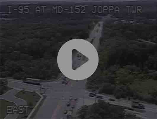 Traffic Cam Springfield Estates: I-495 - MM 57 - SB - Springfield Interchange (generally looking west from the south side of interchange) Player