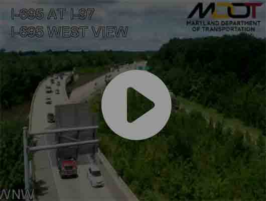 Traffic Cam Society Hill: I-95 @ MM 21 (SOUTHBOUND PENNS LANDING TUNNEL) Player